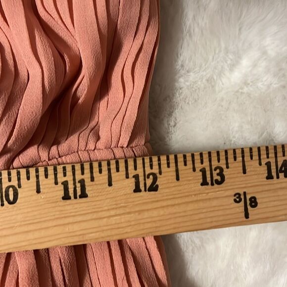 Lulus Playing Cupid Pink Pleated Tiered Ruffled Tie-Strap Maxi Dress - Picture 12 of 13